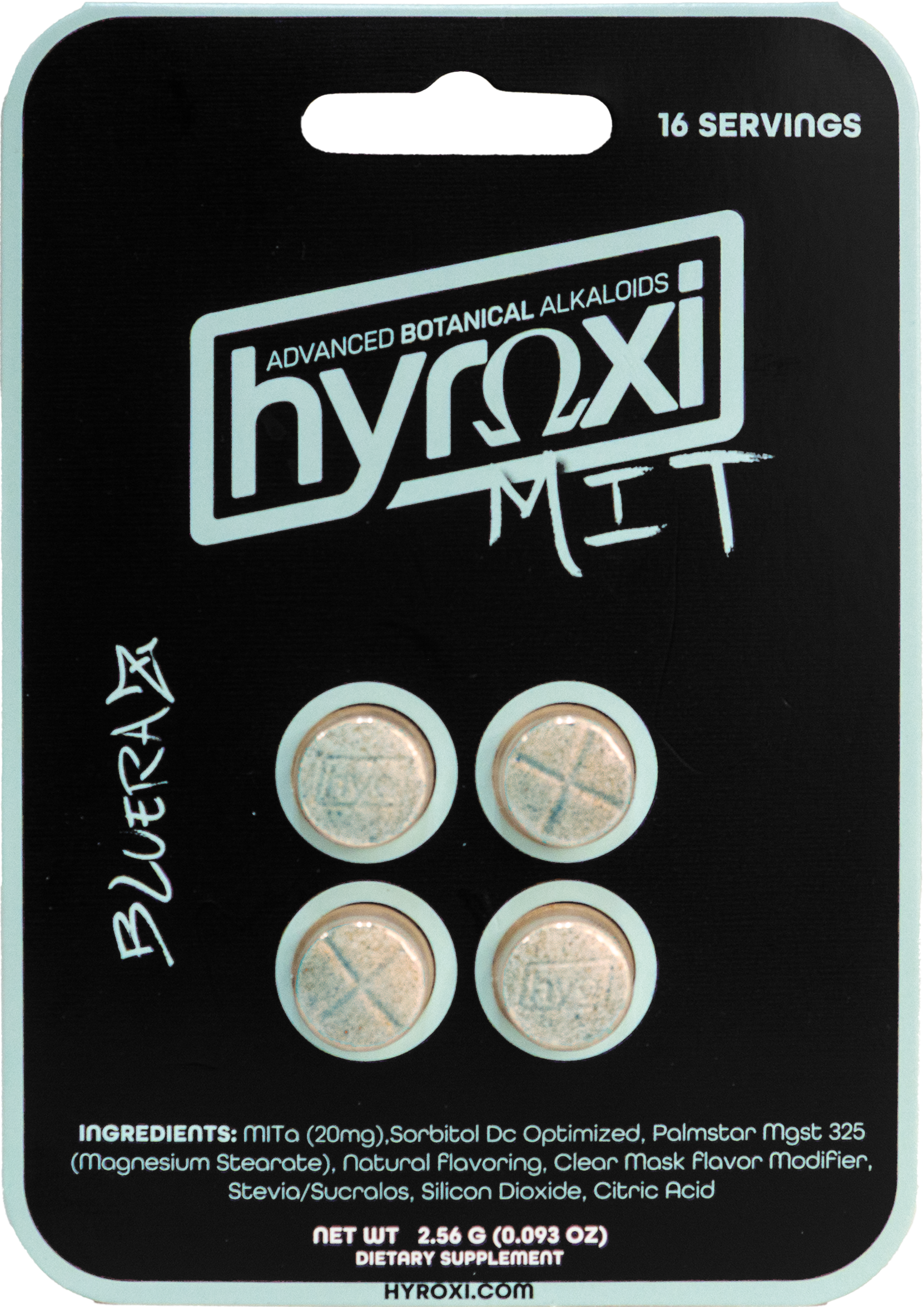 Hyroxi MIT-A Tablet Blue Raz 4-Count Single