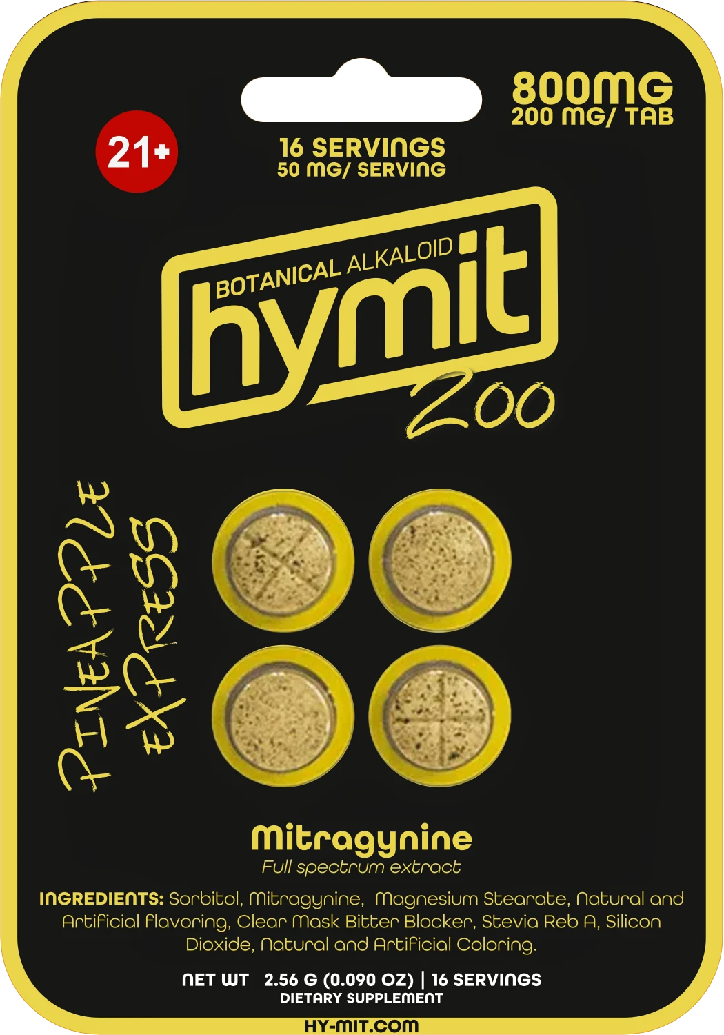 Hymit 200 Pineapple Express pack