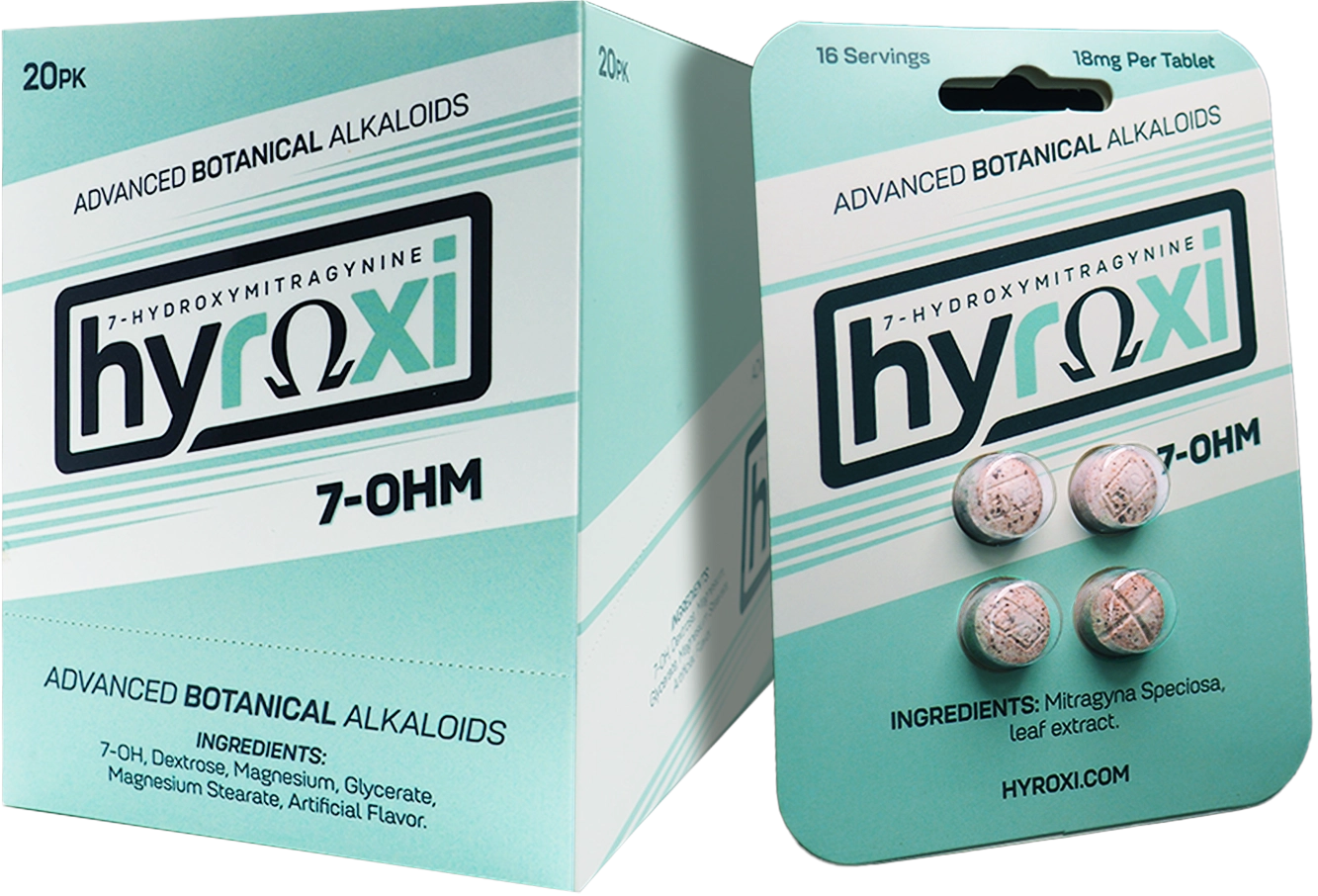 Hyroxi Buy 7Hydroxymitragynine (7OH) Tablets Online Pure & Potent